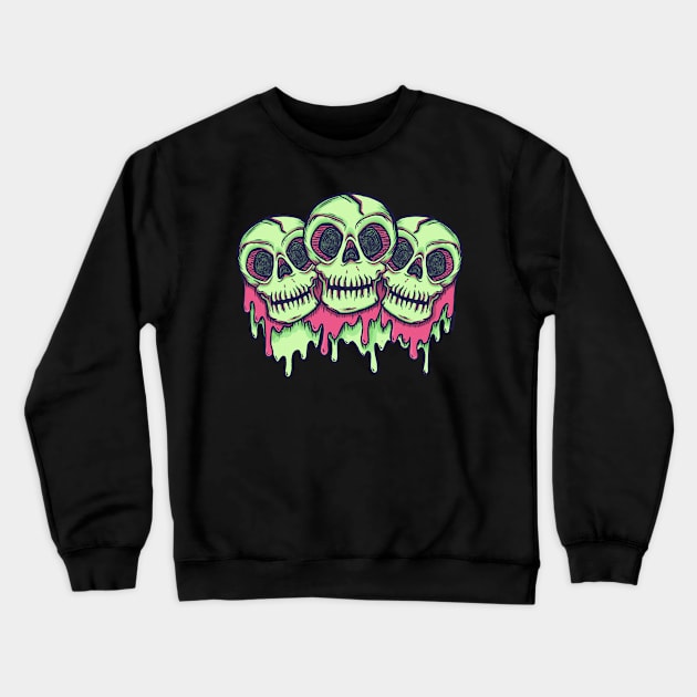 90's Skullz Crewneck Sweatshirt by Desdymona